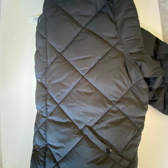 Madewell Black Puffy Bomber Jacket - Picture 4 of 7